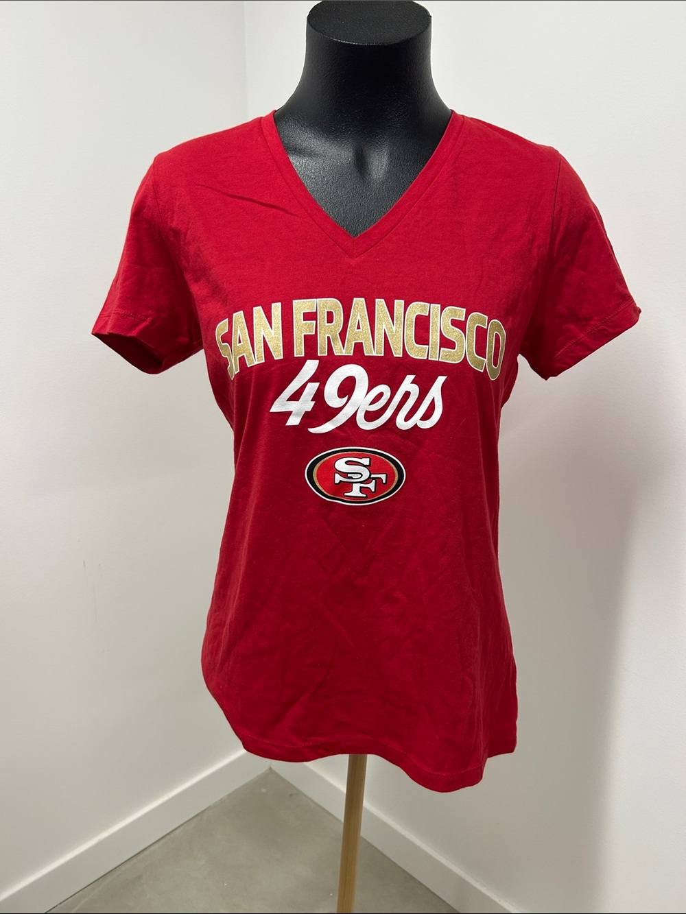 Fanatics Red San Francisco 49ers V-Neck Tee